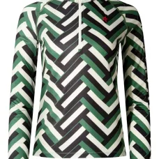 Топ на молнии с принтом