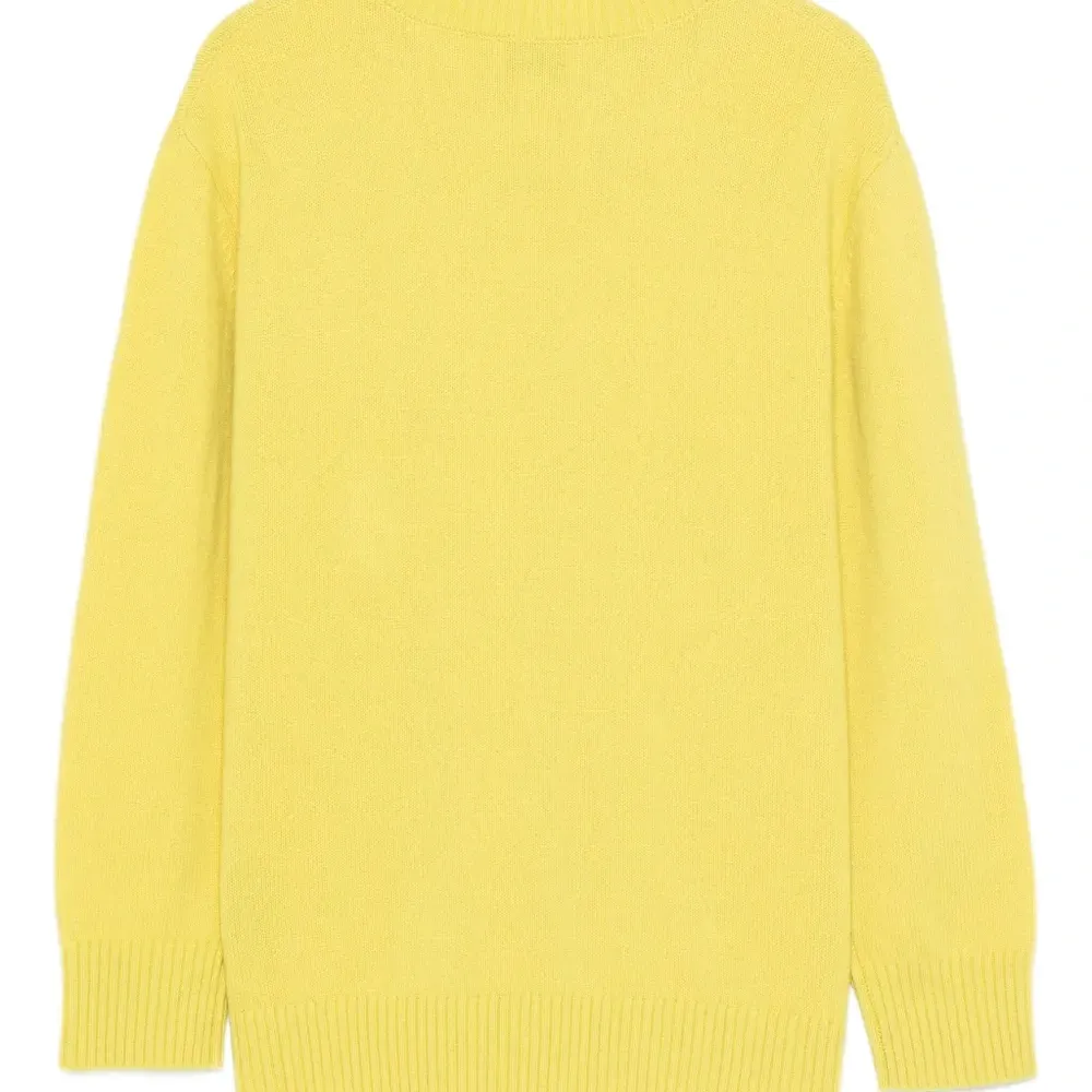 Вышитый свитер с круглым вырезом