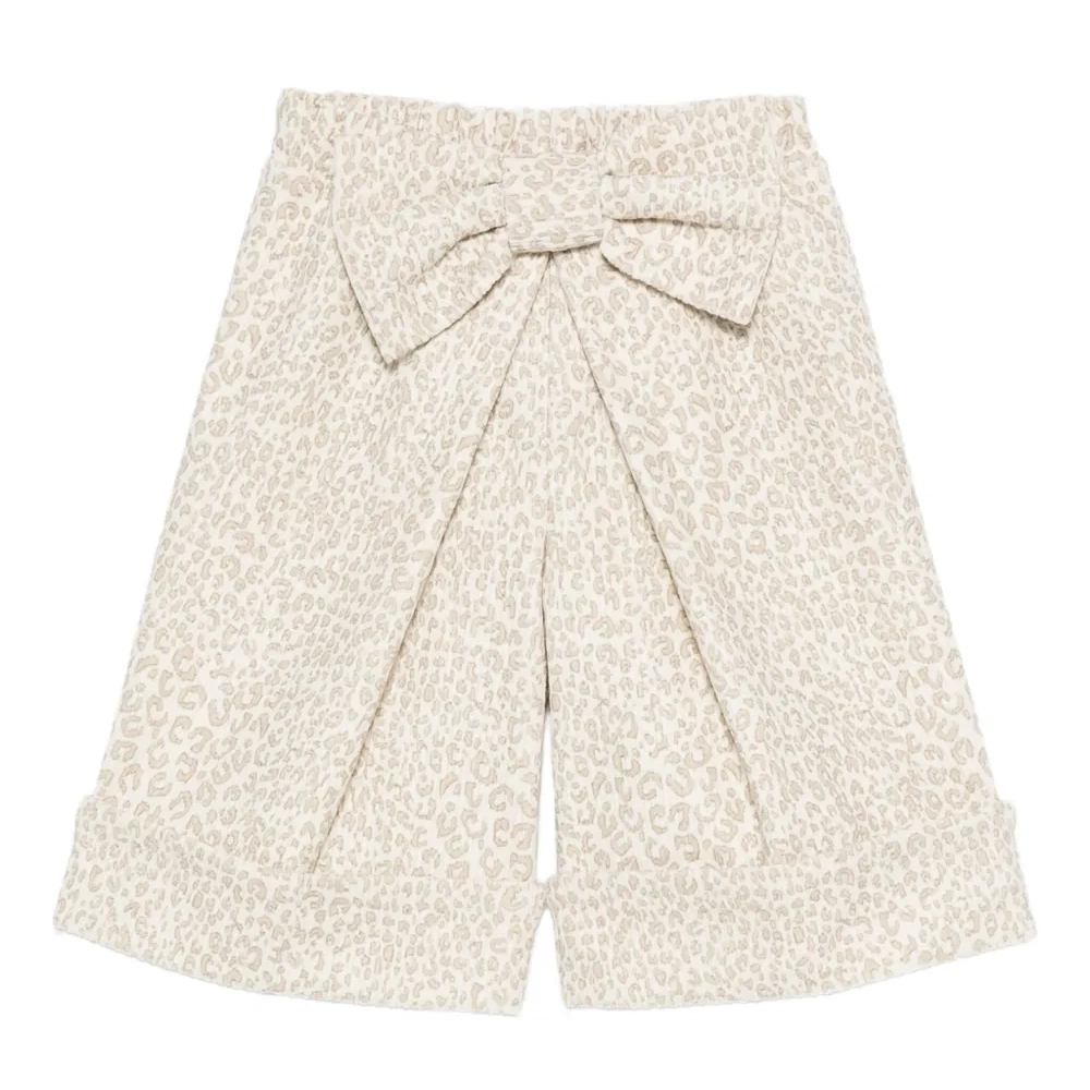 Брюки с анималистичным принтом