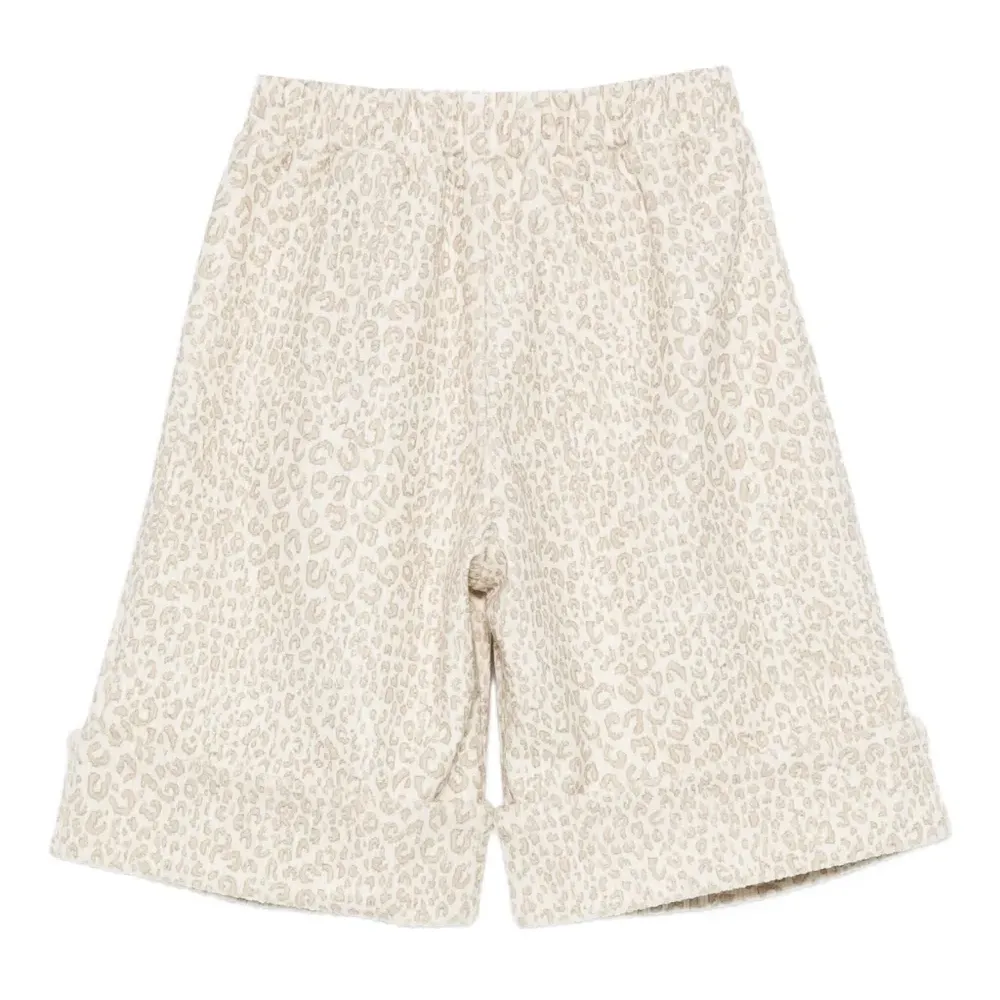 Брюки с анималистичным принтом