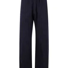 Брюки в тонкую полоску