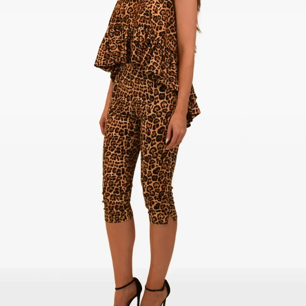 Укороченные стрейчевые брюки Shreya