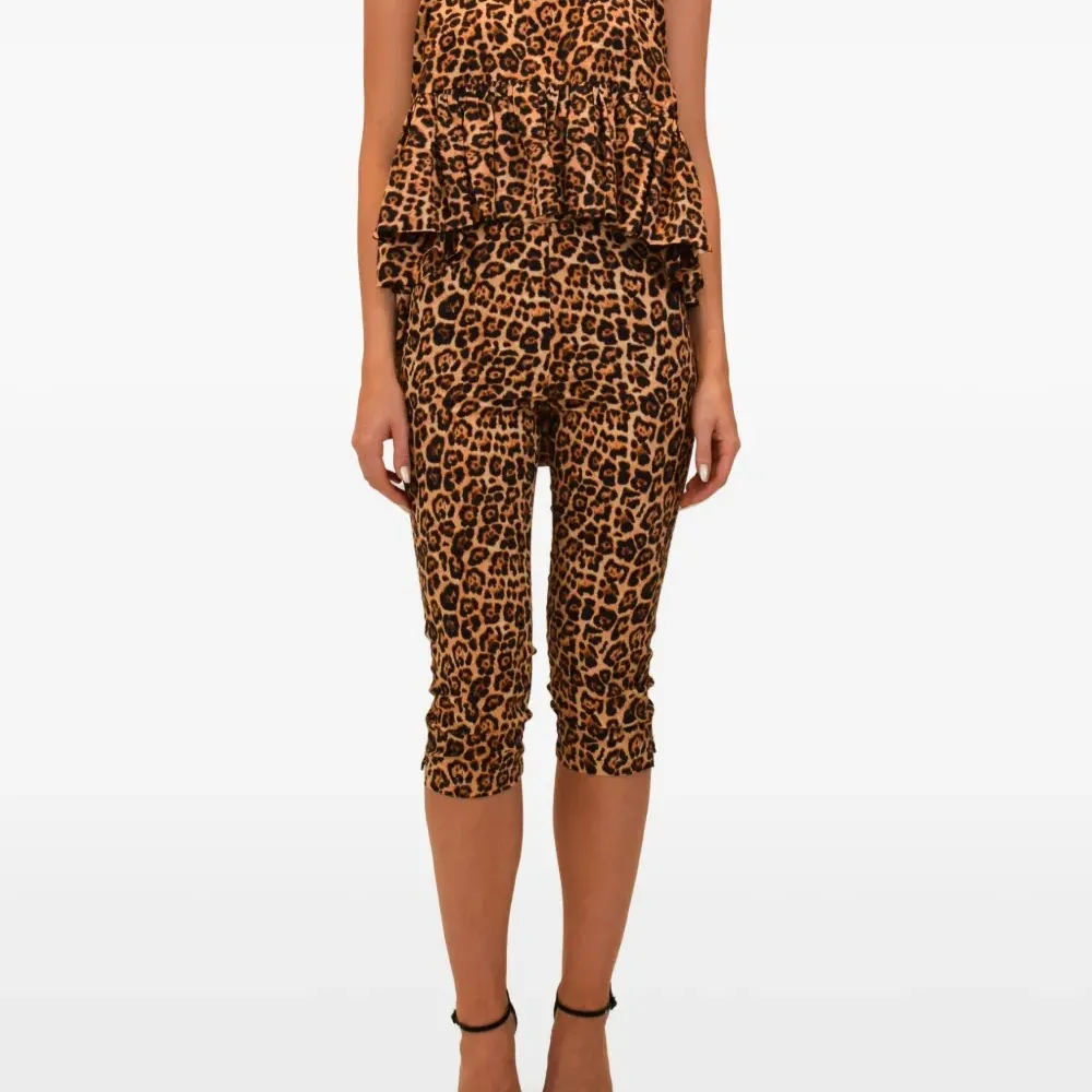 Укороченные стрейчевые брюки Shreya