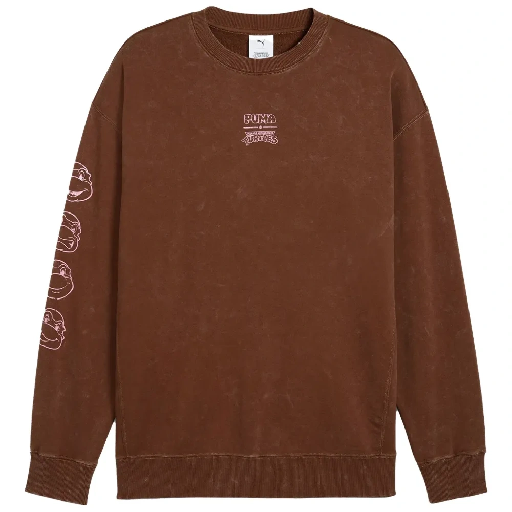 Свитшот с графическим принтом "Черепашки-ниндзя" и круглым вырезом