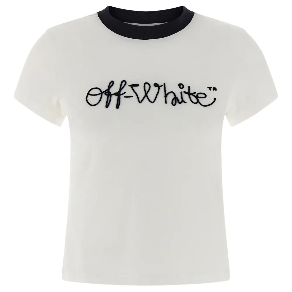 Футболка с вышитым логотипом Script