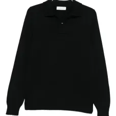 Свитер с воротником поло