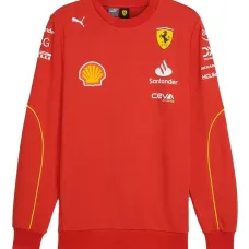 Командный свитшот Ferrari с круглым вырезом