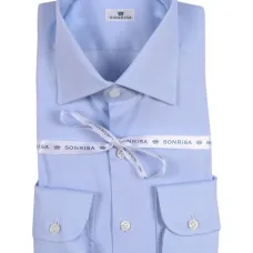 Хлопковая рубашка на пуговицах