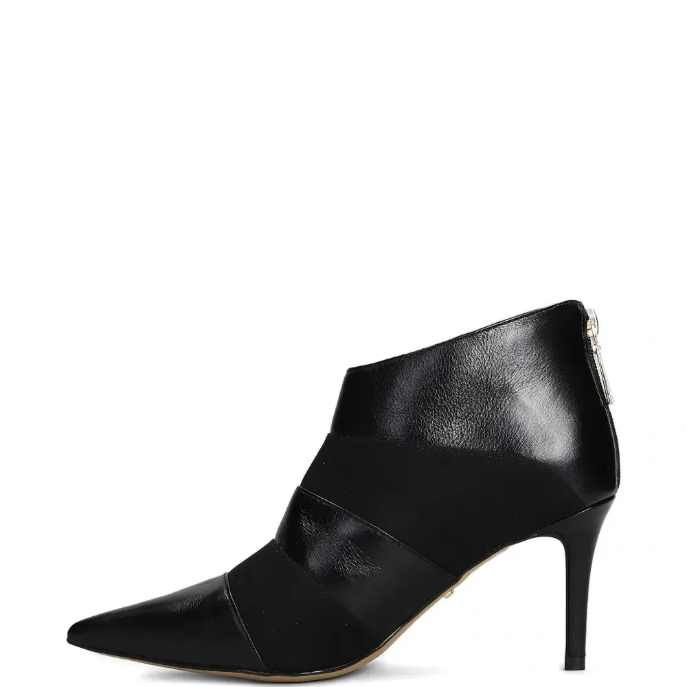 Ботинки на каблуке 80 мм с вставками