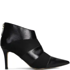 Ботинки на каблуке 80 мм с вставками