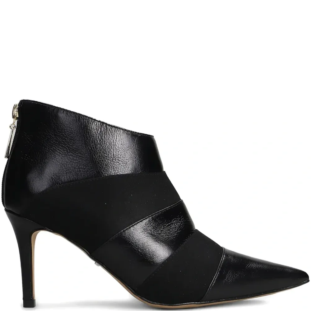 Ботинки на каблуке 80 мм с вставками