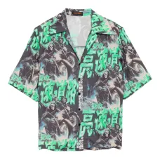 Рубашка с графичным принтом