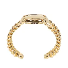 Шампанский витой золотой браслет