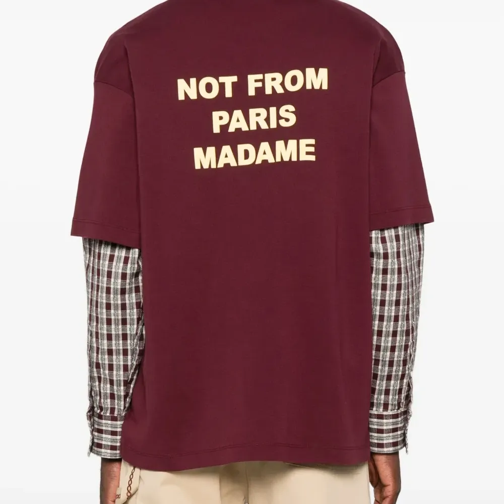 Футболка с принтом-слоганом