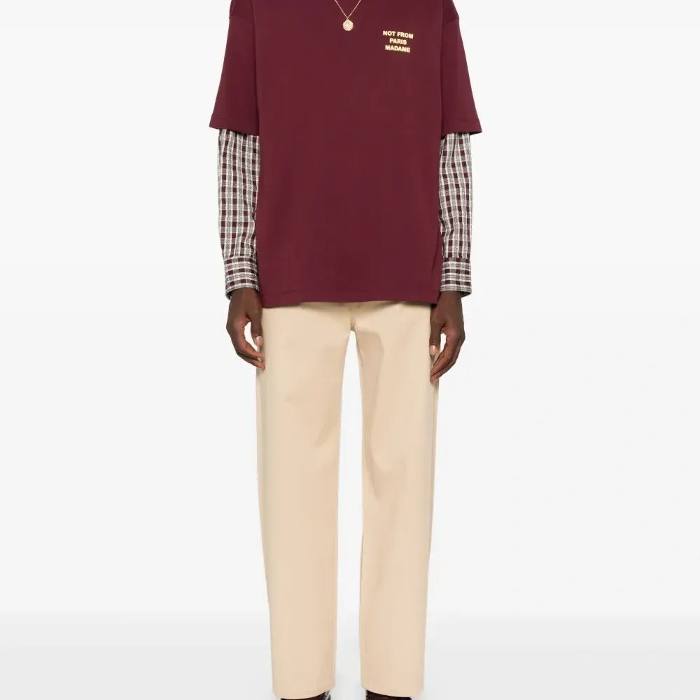 Футболка с принтом-слоганом