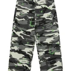 Брюки с камуфляжным узором