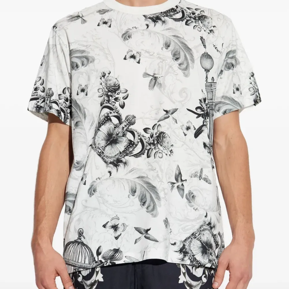 Хлопковая футболка с короткими рукавами