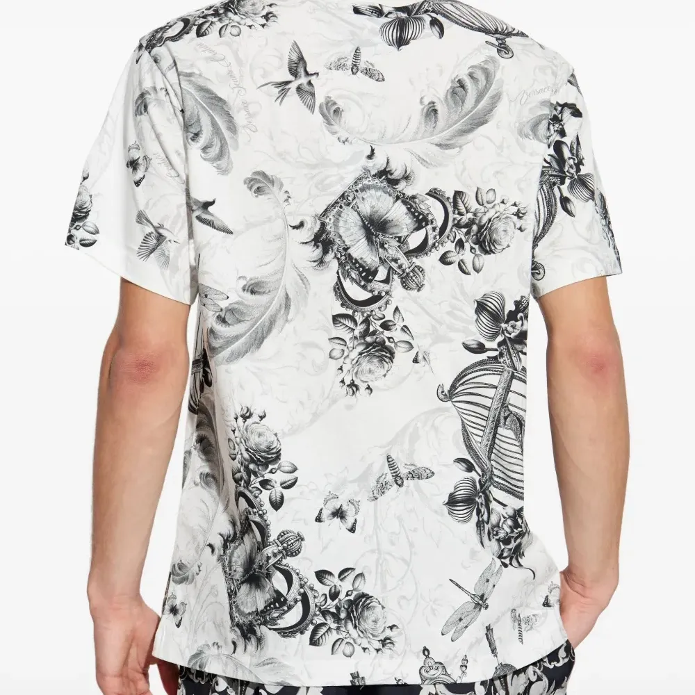 Хлопковая футболка с короткими рукавами