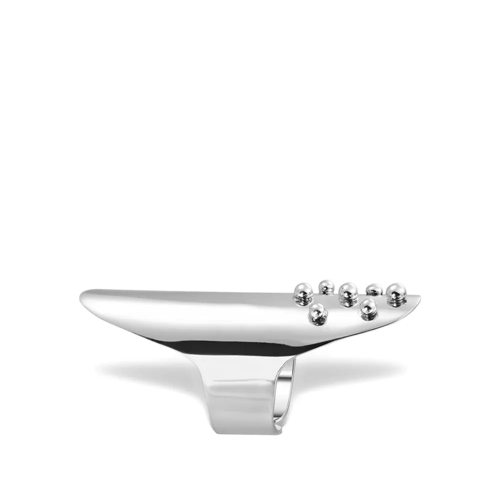 Кольцо с полированной отделкой