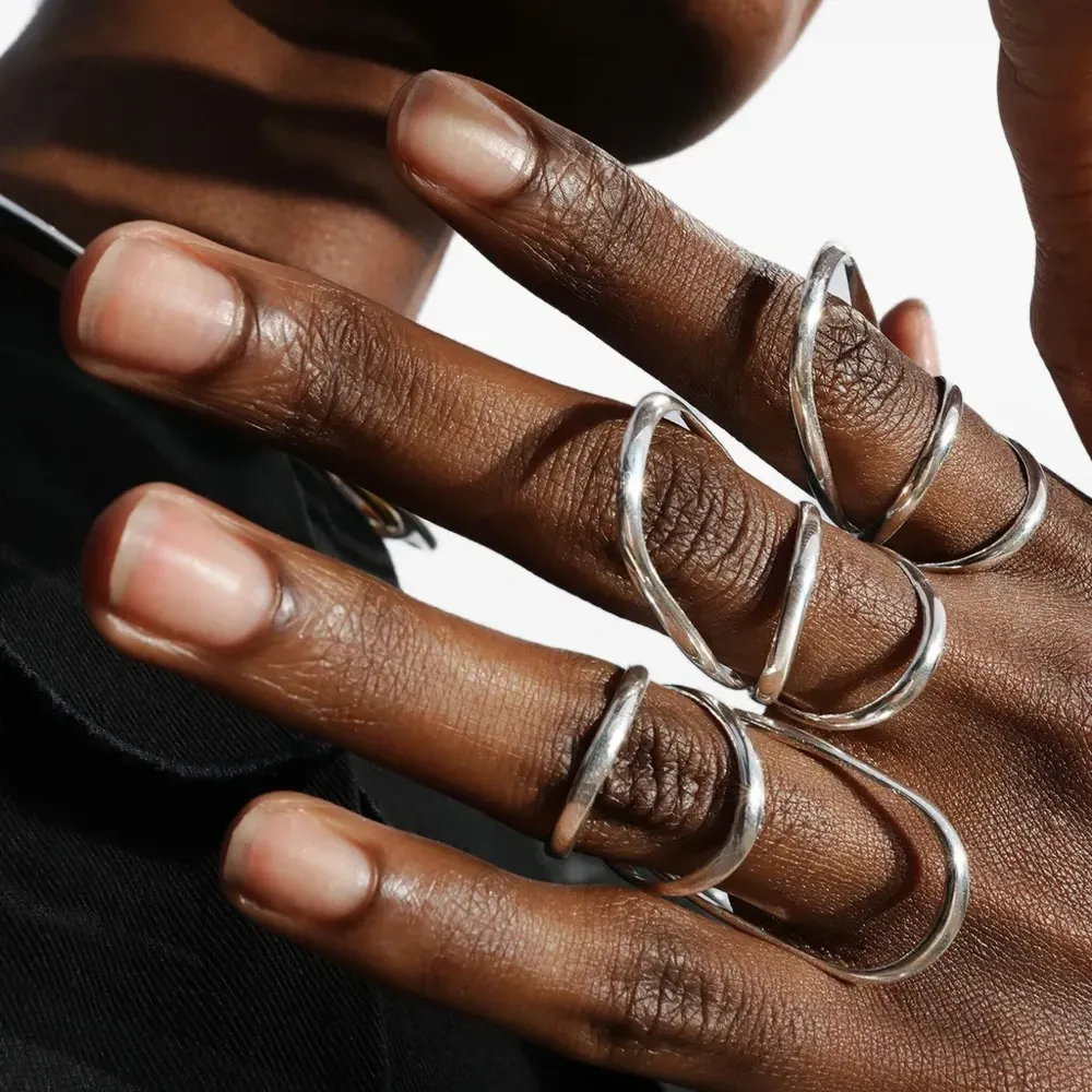 Кольцо с полированной отделкой