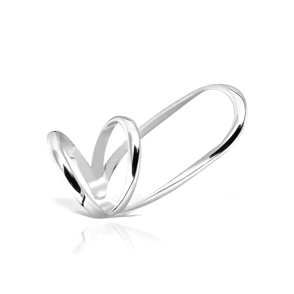 Кольцо с полированной отделкой