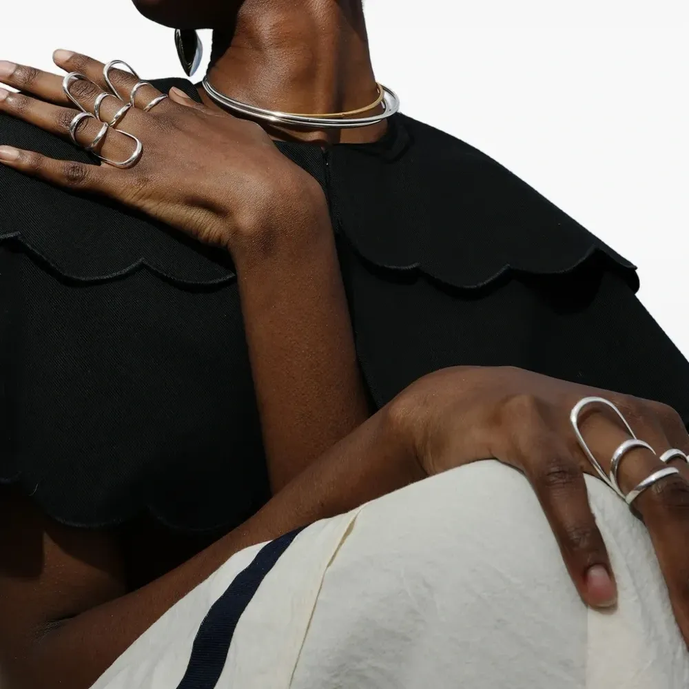 Кольцо с полированной отделкой