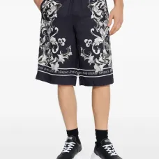 Шорты с цветочным принтом