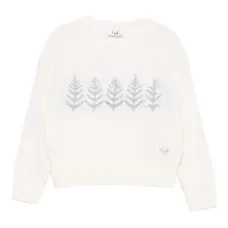 Свитер, украшенный стразами