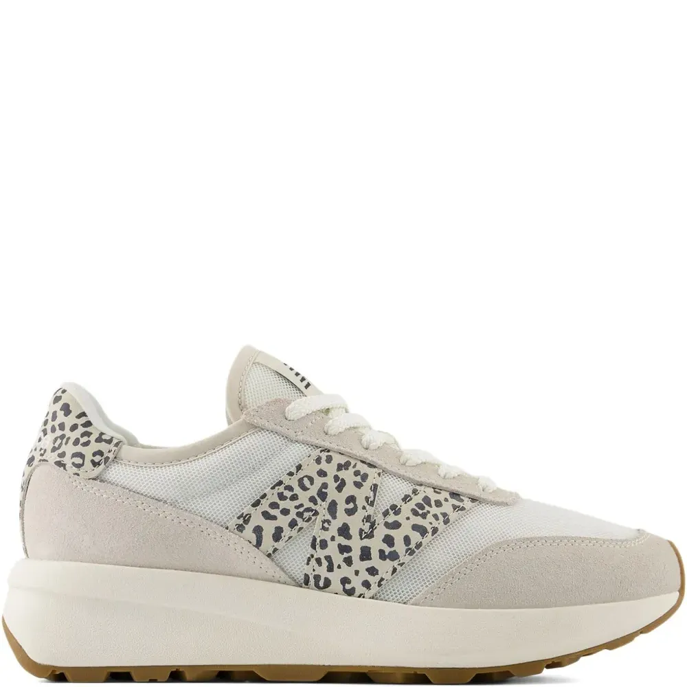 Кроссовки 370 с леопардовым принтом