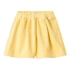 Вельветовые шорты на резинке