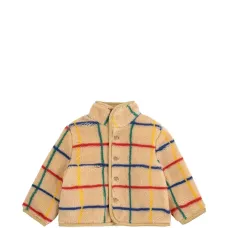 Полосатый жакет на пуговицах