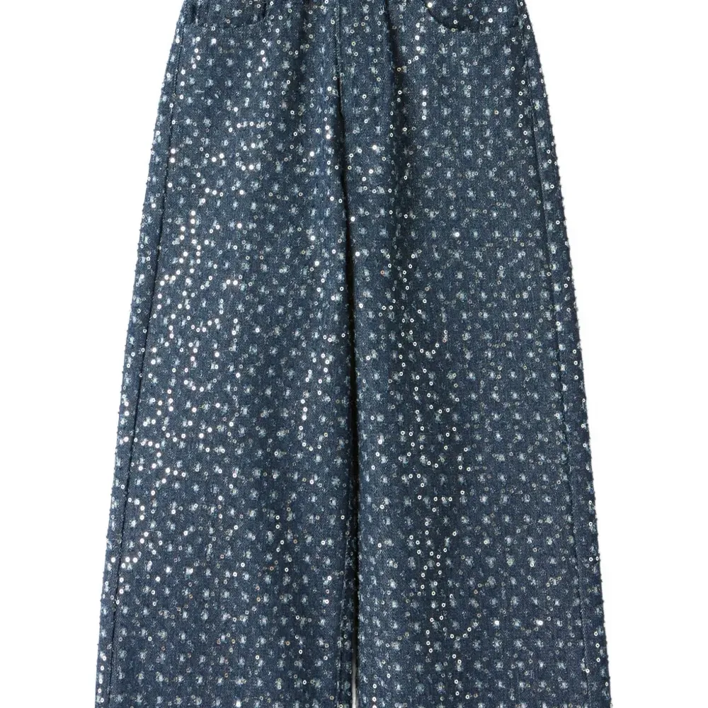 Брюки с пайетками