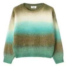 Свитер с эффектом омбре