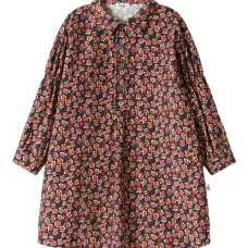 Платье мини с цветочным принтом