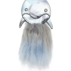 Брелок-талисман в виде дельфина из искусственного меха II