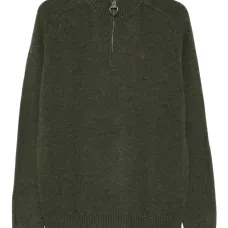 Шерстяной свитер с молнией до середины Шерстяной свитер с молнией до середины