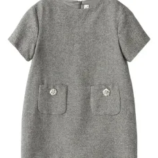 Мини-платье с накладными карманами