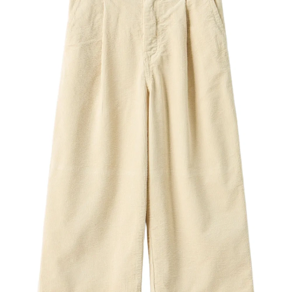 Бархатные брюки со складками