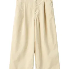 Бархатные брюки со складками