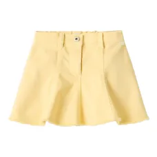 Мини-юбка с отделкой плиссе Мини-юбка с отделкой плиссе