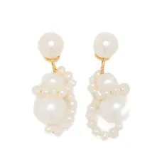 Серьги с жемчужинами