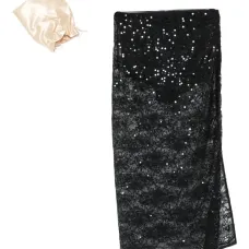 Кружевная юбка с пайетками