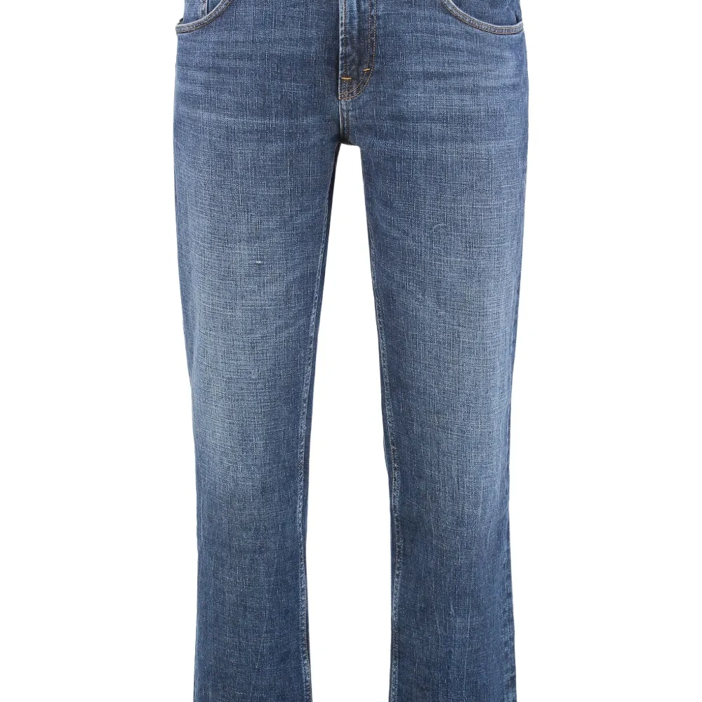 Джинсы из денима с карманами