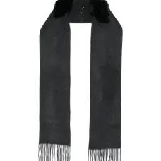 Шарф с бахромой