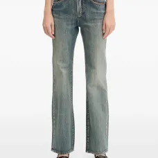 Джинсы с шнуровкой