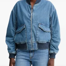 Джинсовая куртка-бомбер Andy