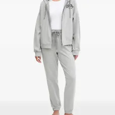 Пижамный комплект с капюшоном и молнией