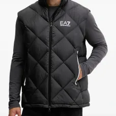 Стеганый жилет с логотипом