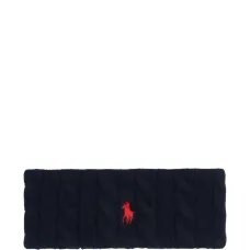 Вязаная повязка с вышитым логотипом Вязаная повязка с вышитым логотипом