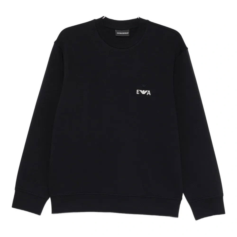 Свитшот с вышитым логотипом